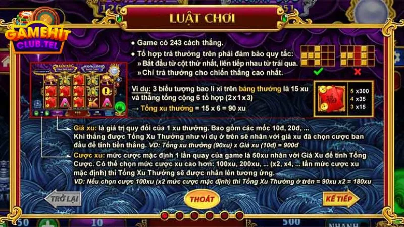 Chia sẻ luật chơi kho tàng ngũ long tại hitclub