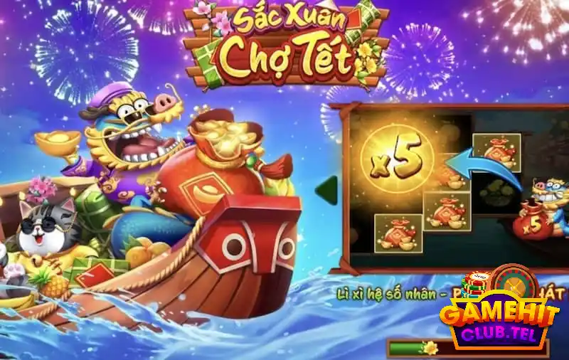 Sắc xuân chợ tết hitclub - Game nổ hũ mới lạ