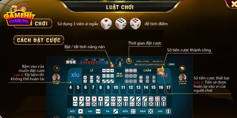 Tìm hiểu luật chơi sicbo cơ bản nhất